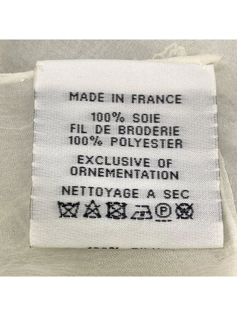 Hermes Shawl White Carre 100 Multi Charm Scarf
